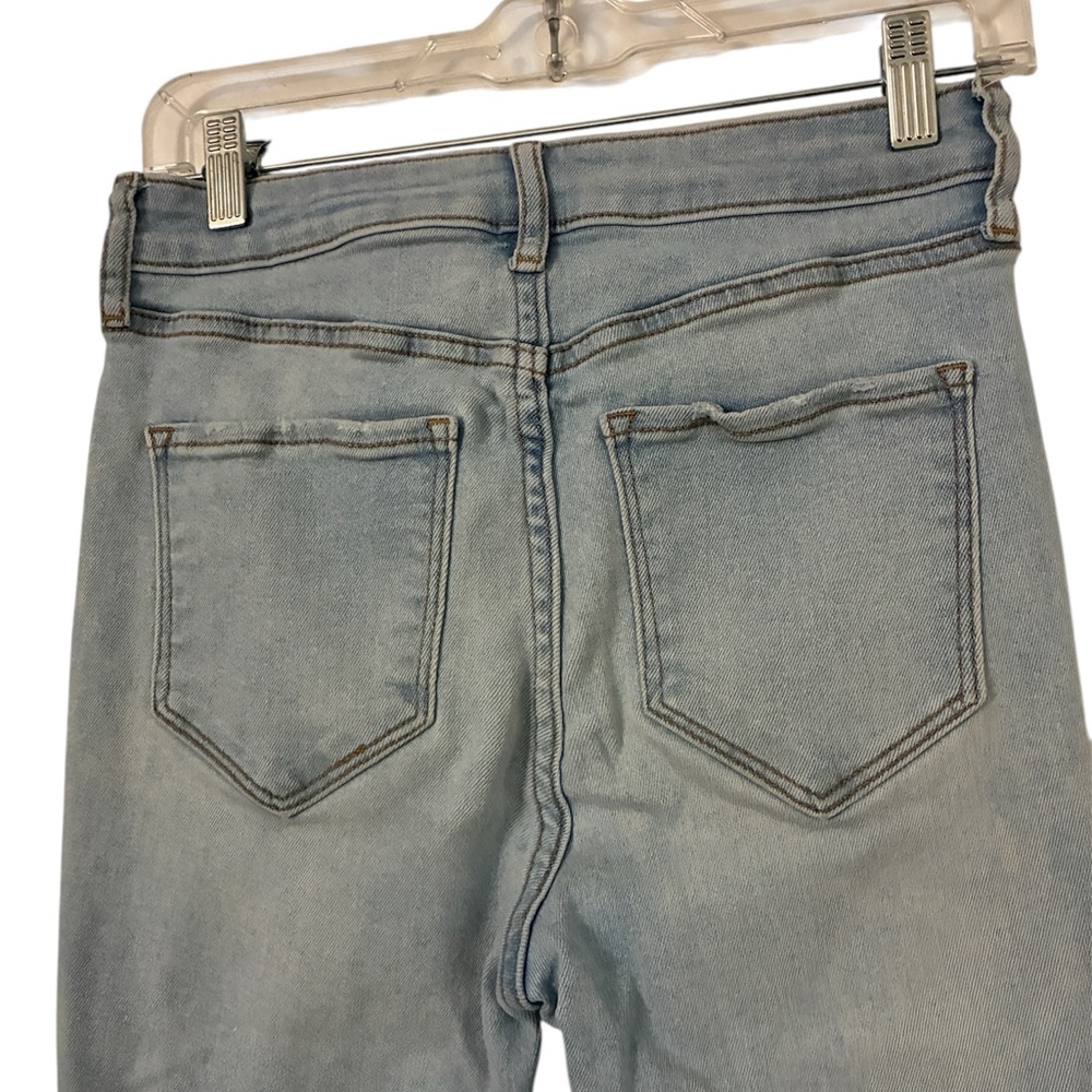 Old Navy Rockstar. Skinny Women's High Rise Light Blue Jeans - Picture 4 of 4